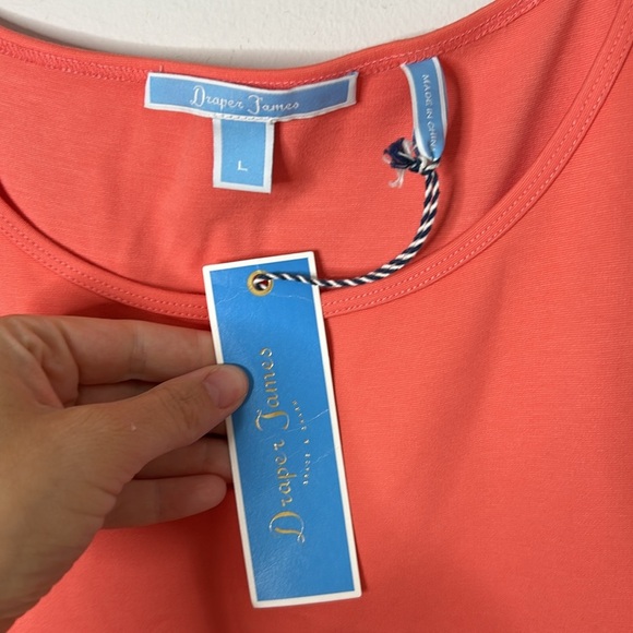 Draper James Coral Ponte A-line Dress NWT - Picture 3 of 7
